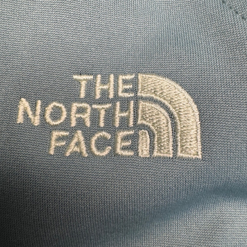 The North Face Windwall Womens Vest Light Blue Hooded Full Zip Size L - Picture 5 of 8
